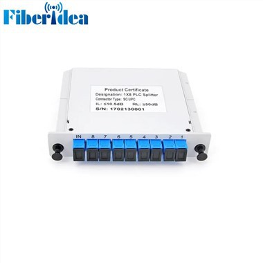 1x8 plug-in PLC splitter