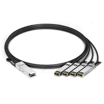 Vynikající kvalita kompatibilní 1 0 0G QSFP28 až 4 x 25G SFP28 Pasivní přímý připevnění měděné útěkové kabel 0,5 m -5 m